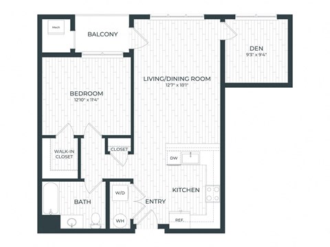 a blueprint of a floor plan of a building
